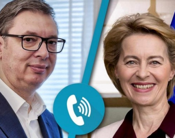 Vučić razgovarao sa Fon der Lajen o situaciji na KiM