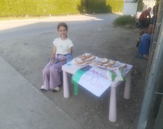 Malena Nina prodaje krofne da pomogne liječenje tate