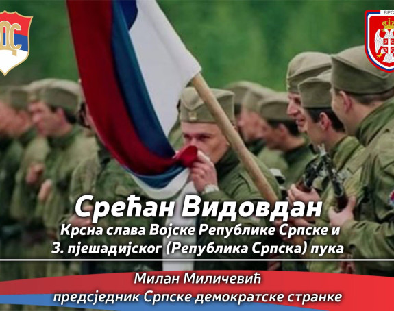 Miličević čestitao krsnu slavu Vojske Republike Srpske