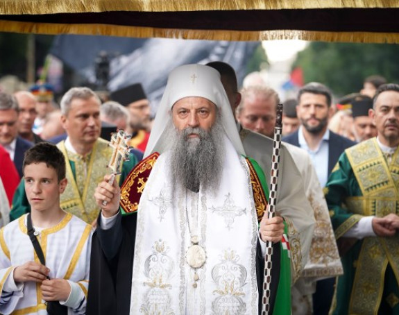 Gračanica: Patrijarh Porfirije služi svetu liturgiju