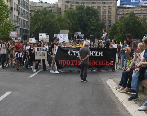 Beograd: Deveti protest "Srbija protiv nasilja"
