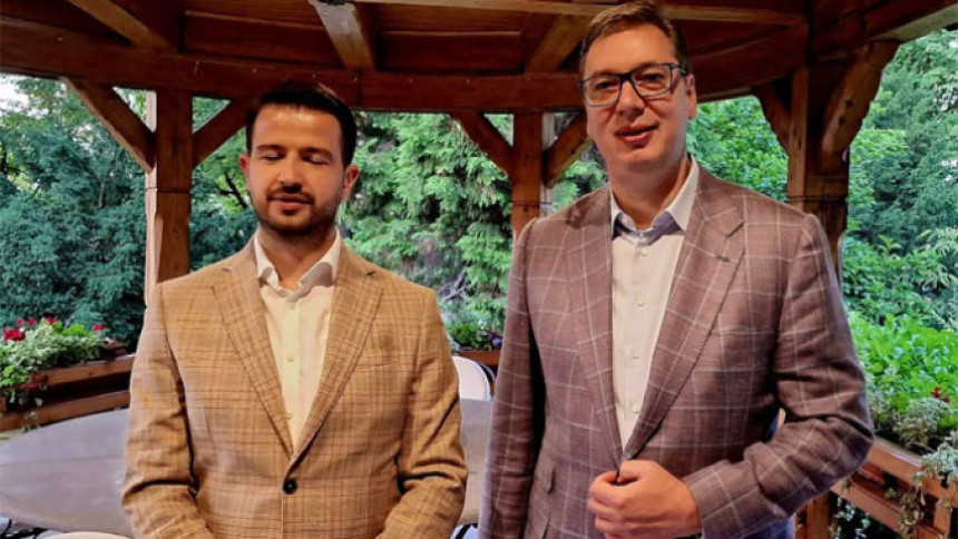 Vučić ugostio predsjednika Crne Gore na  večeri