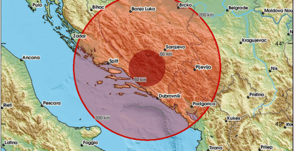 Jak zemljotres u BiH, treslo se i u Hrvatskoj i CG