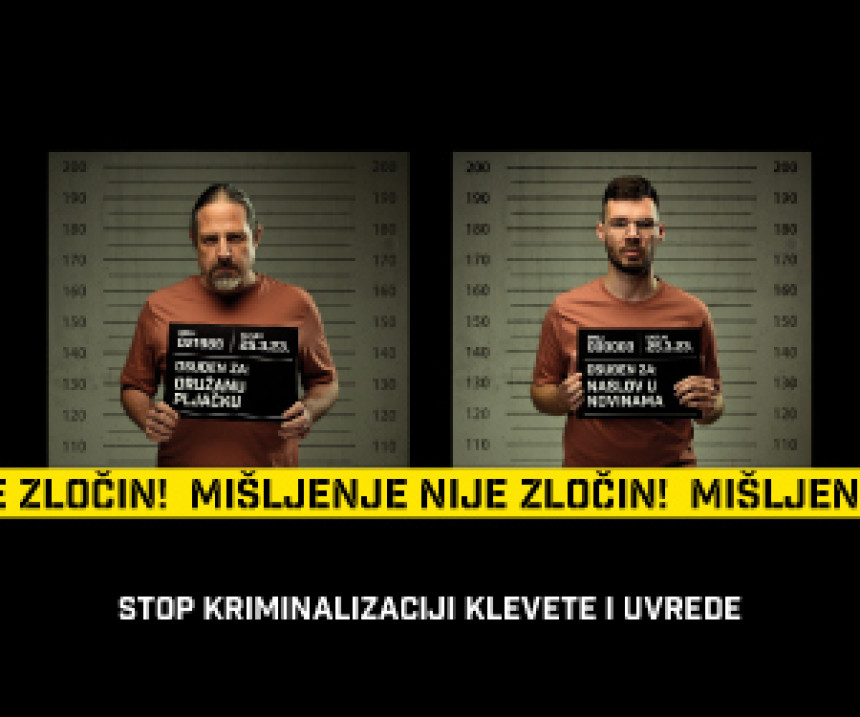 Криминализација клевете угрозиће слободу изражавања!