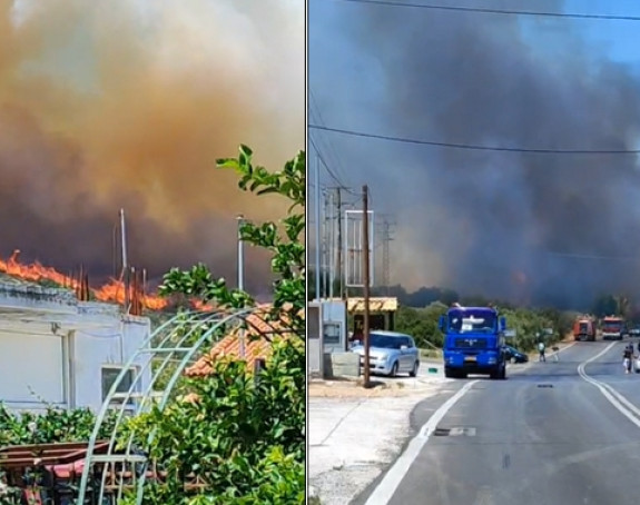 Veliki požar u Grčkoj, izdato hitno upozorenje