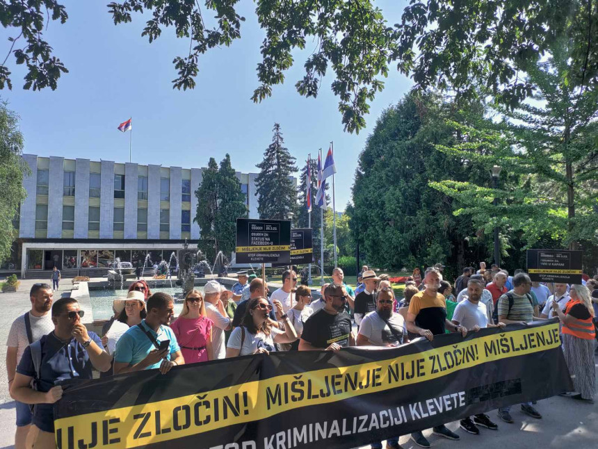 "Kriminalizacija javne riječi ne smije biti usvojena!" (VIDEO)