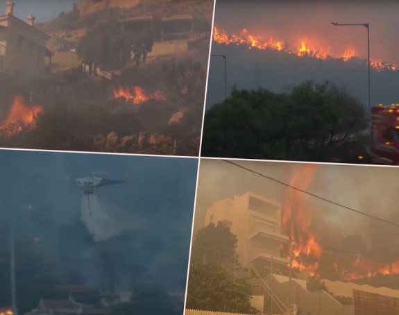 Dramatični prizori iz Grčke, vatra guta sve pred sobom