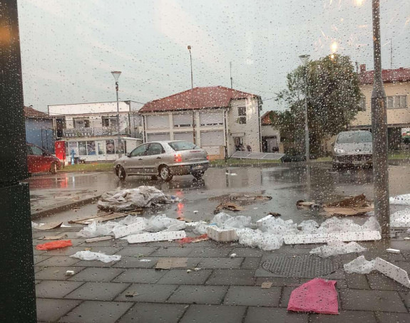 Olujno nevrijeme nanijelo veliku štetu u Šamcu