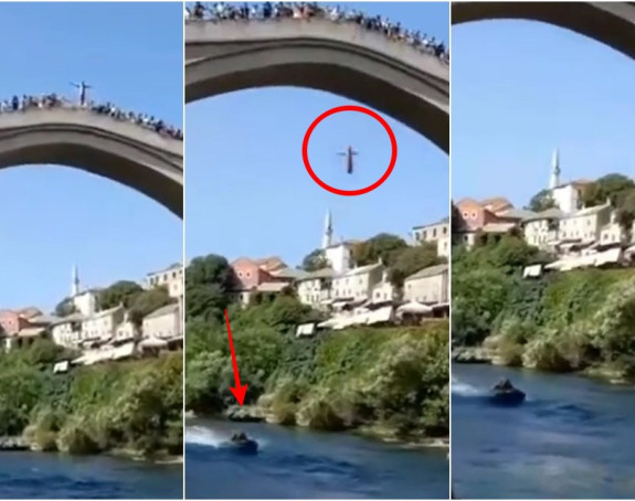 Skok sa Starog mosta umalo završio tragično