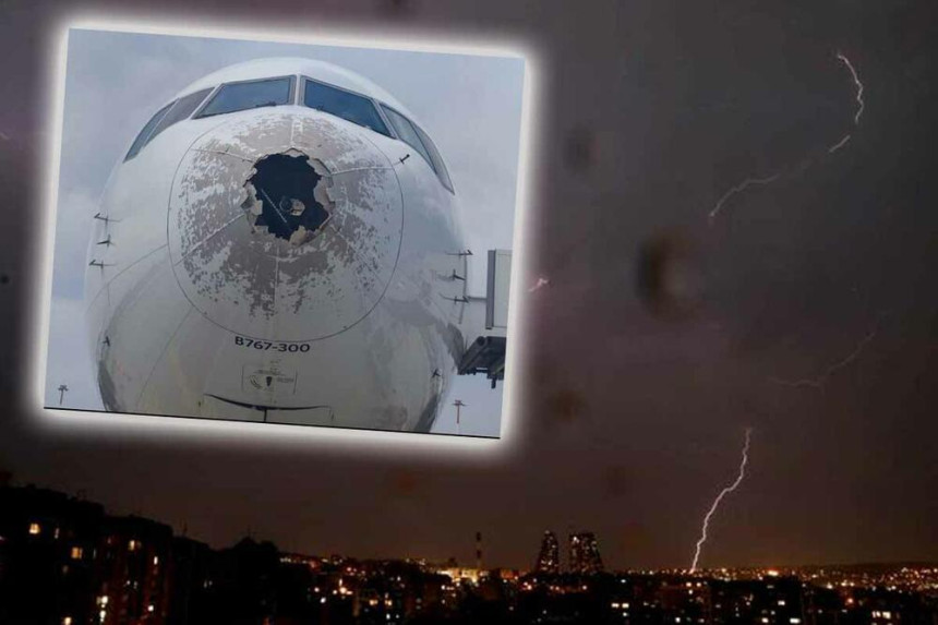 Italija: Avion oštećen tokom leta kroz nevrijeme