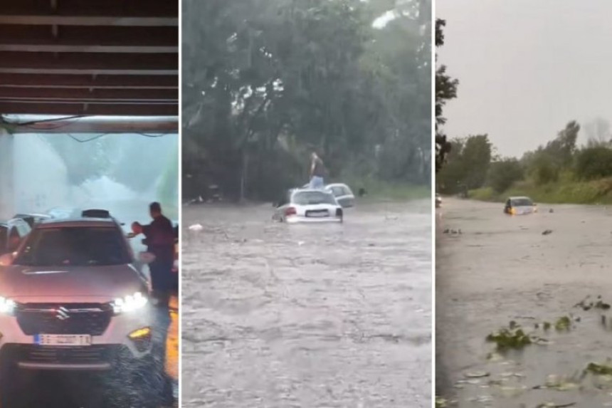BGD: Vjetar obarao stabla, letjeli krovovi (VIDEO)