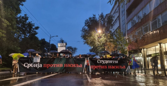 Protest "Srbija protiv nasilja", blokiran saobraćaj