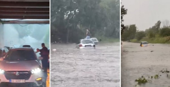 BGD: Vjetar obarao stabla, letjeli krovovi (VIDEO)