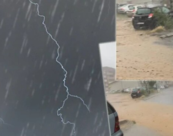 Snažno nevrijeme uz kišu i olujni vjetar (VIDEO)