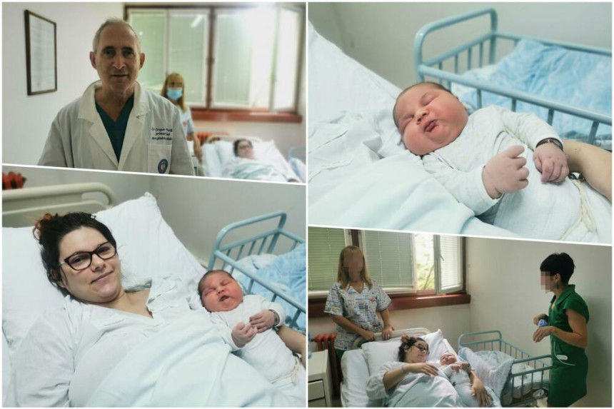 Beba rekorder i mama heroj: Rođen sa čak 6,5 kg