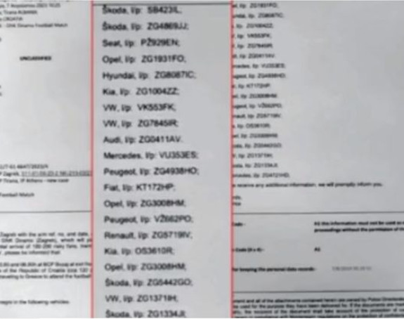 Grci imali uvid u kretanje grupa navijača ka Atini