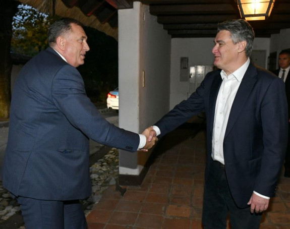 Nakon udara optužnice, Dodik tražio utjehu kod prijatelja