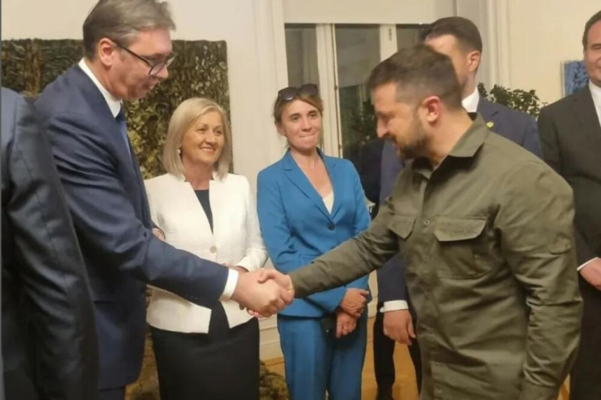 Susret predsjednika Srbije i Ukrajine u Atini (Foto)