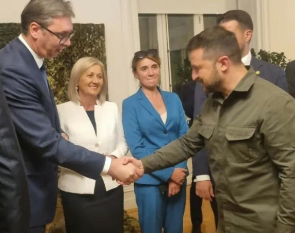 Susret predsjednika Srbije i Ukrajine u Atini (Foto)