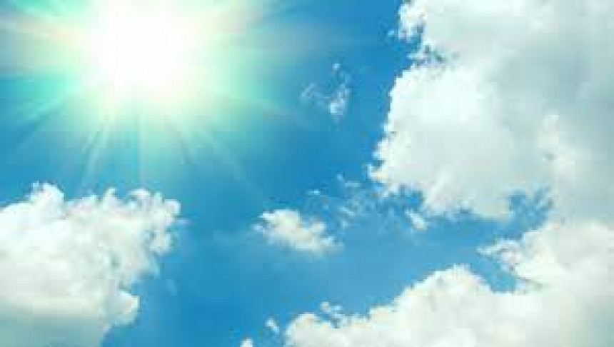 I danas veoma toplo vrijeme, temperatura do 38