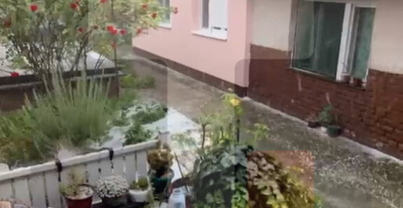 Jak pljusak sa gradom pogodio Novi Sad