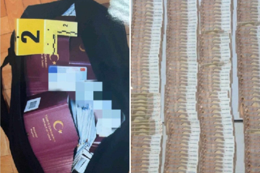 Policija zaplijenila gomilu evra i dokumenata