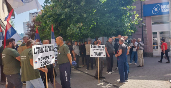 Novi Grad: Protest nezadovoljnih boraca