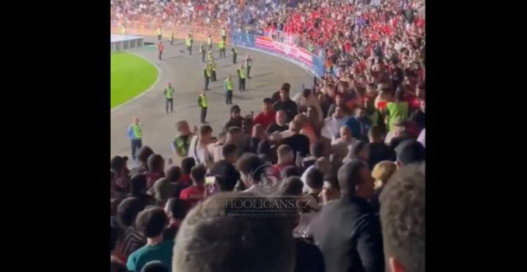 Tuča navijača na utakmici Armenija – Hrvatska (VIDEO)