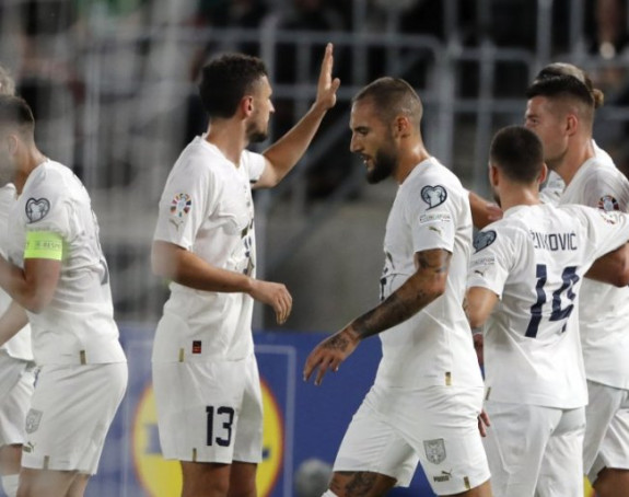 Фудбалери Србије побиједили Литванију у Каунасу 3:1