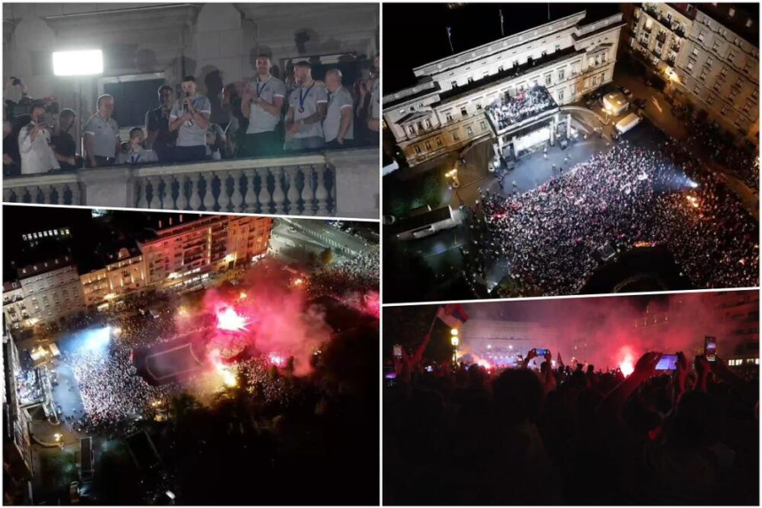Velike ovacije košarkašima, Simaniću, Đokoviću