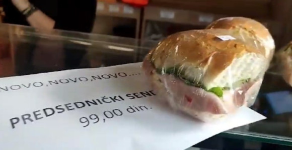 "Predsednički sendvič" se prodaje kao alva