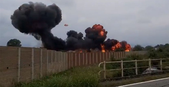 Prvi snimci pada aviona u Italiji: Poginulo dijete