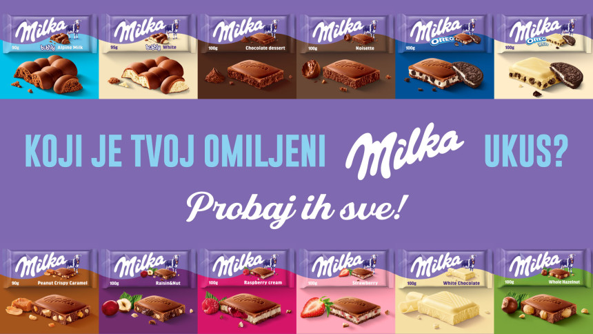 Milka pokreće veliku nagradnu igru - Omiljeni Milka ukus