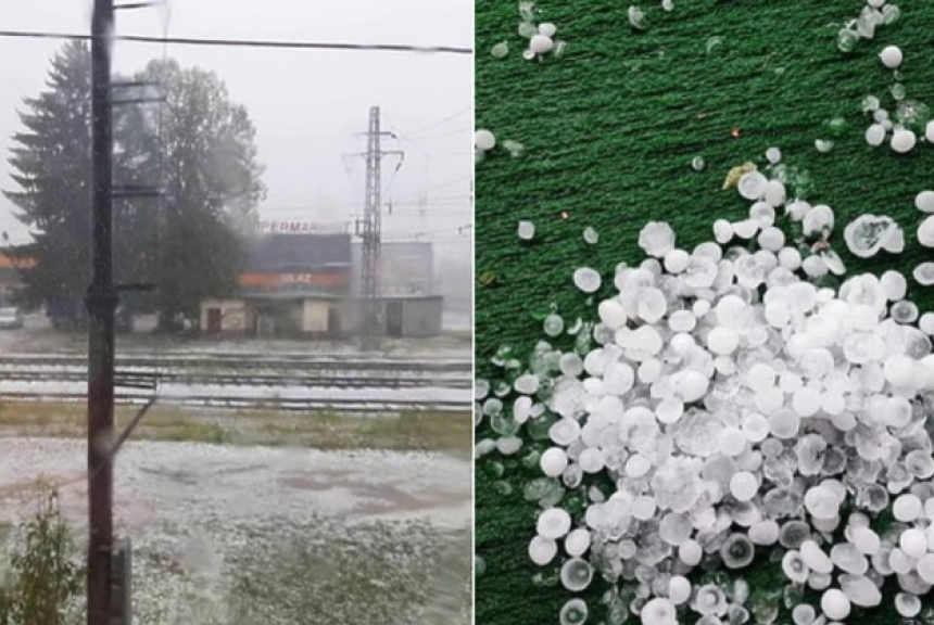 Nevrijeme pogodilo Bosansku Krupu i Sanski Most
