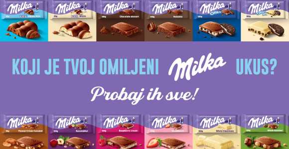 Milka pokreće veliku nagradnu igru - Omiljeni Milka ukus