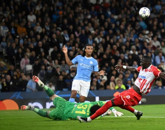 Poraz Zvezde u Mančesteru protiv prvaka Evrope