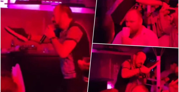 Mile Kitić imitira Desingericu udara ljude patikom u glavu!