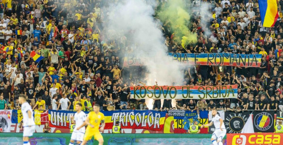 Румунија: УЕФА их казнила због пароле "Косово је Србија"