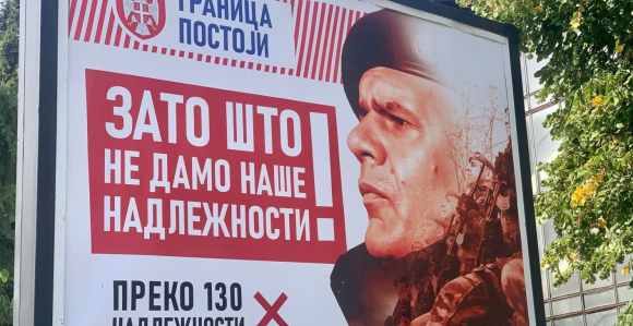Iz Dodikove partije demantuju povezanost s bilbordima 'Granica postoji'