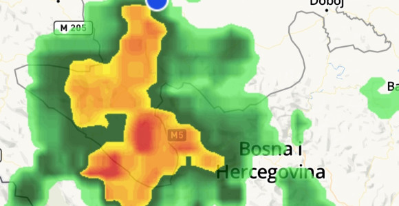 Padavine večeras stižu u BiH, sutra kiša i hladnije