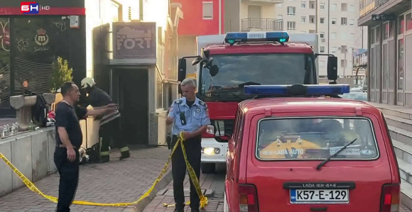 DO: Požar na autobuskoj stanici "Trebava" (VIDEO)