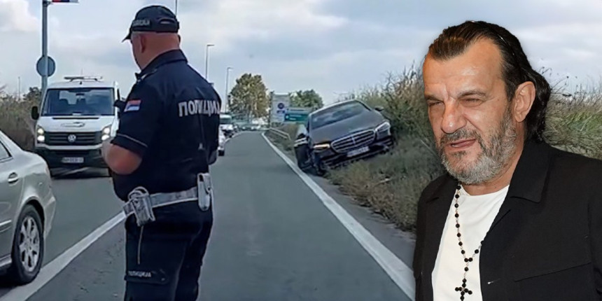 Aca Lukas imao lakšu saobračajnu nesreću