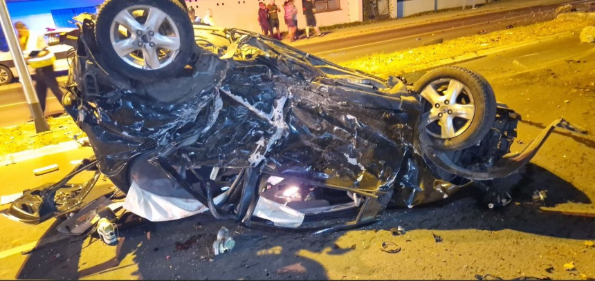 Uhapšen Tuzlak, vozio 150 km/h, pa udario u automobil