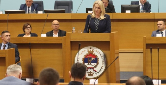 Željka Cvijanović traži podršku u Skupštini Srpske
