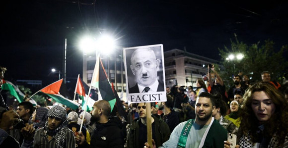 Atina: 10.000 ljudi na ulici podrška Palestincima