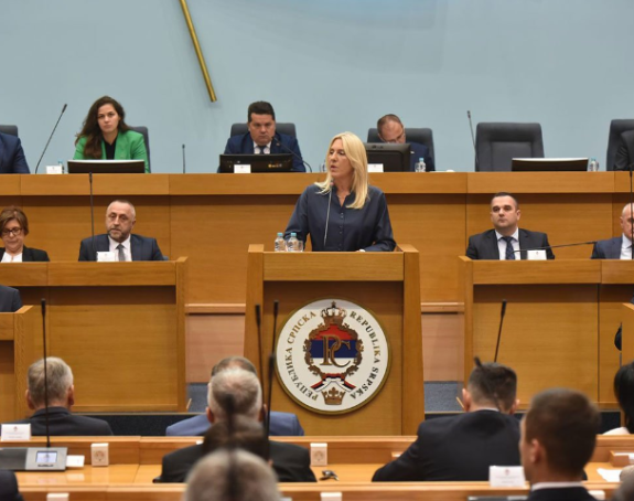 Narodna skupština RS podržala veto Željke Cvijanović