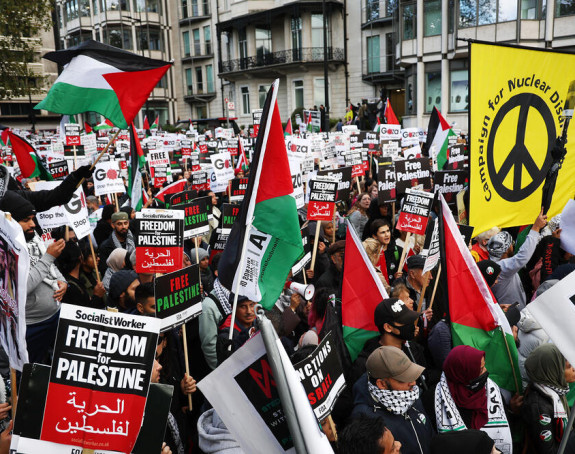 London: 100.000 ljudi na ulici kao podrška Palestini