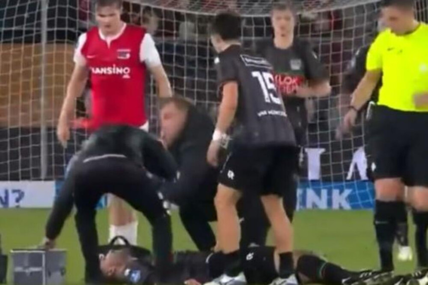 Fudbaler se srušio na teren, ljekari mu se borili za život