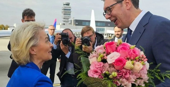 Fon der Lajen stigla u Beograd, dočekao je Vučić