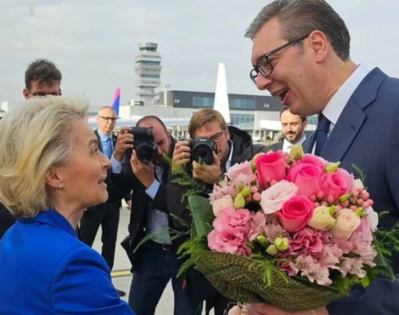 Fon der Lajen stigla u Beograd, dočekao je Vučić